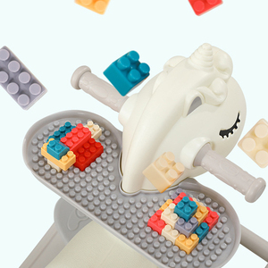 动物设计4轮塑料滑动骑手摇马<span class=keywords><strong>3</strong></span>合1儿童步行者儿童骑在摇马上 - Product Image 4