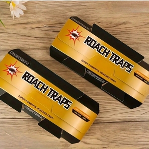 Trappole per scarafaggi per il controllo dei parassiti domestici, piastra adesiva usa e getta <span class=keywords><strong>in</strong></span> plastica atossica, cattura insetti efficiente, capacità 50, durata 3 mesi - Product Image 1