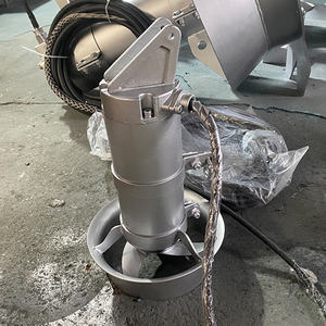 Bomba Mezcladora Sumergible Horizontal con Tres Impulsores para Planta de Tratamiento de Aguas Residuales - Product Image 1