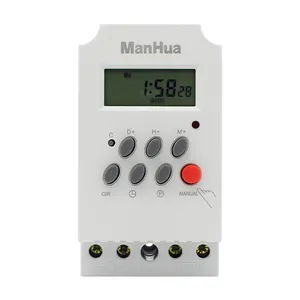 Manhua MT316 לדחוף כפתור טיימר דיגיטלי 12v/220 12 וולט