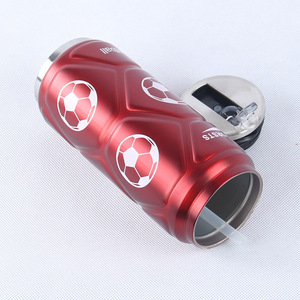 Thermos sous vide en forme de canette de soda, de bière ou de cola de 16 oz, amusant, avec couvercle en paille en PP, OEM - Product Image 3