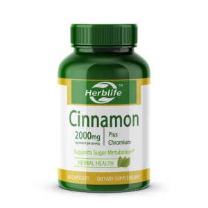 OEM/ODM ซินนามอน 2000 มก. พลัส โครเมียม อาหารเสริมช่วยเร่งการเผาผลาญของร่างกาย 60 แคปซูล - Product Image 1