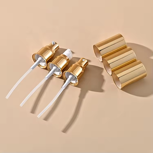 Chai xịt mỹ phẩm thủy tinh tròn mờ cao cấp 50ml, chai đựng kem nền, sữa dưỡng thể 50ml rỗng kèm vòi bơm serum vàng - Product Image 2