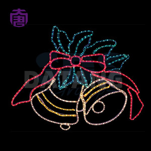 Large Outdoor Christmas Bell <b>Light</b> Up Decoration for Holiday Festival - Product Image 5