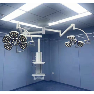 Lámpara Quirúrgica de Doble Brazo LED de 150w 4300k con Certificación CE para Quirófanos de Hospital - Product Image 1