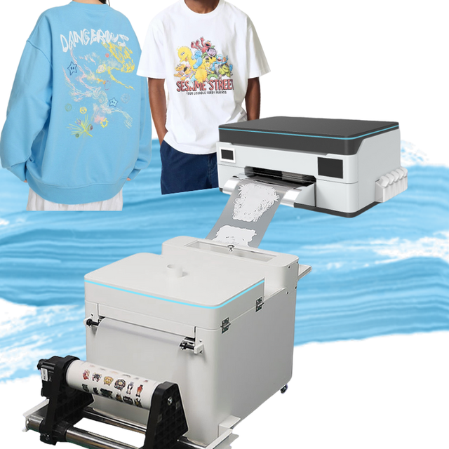 Digital A3 Size Dtf Printer XP600 with Powder Dryer Compact Dtf Printing Machine for Apparel Textile Hats and Bags Printing