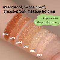 Set Foundation Stick Kontur Makeup Lintas Batas, Oksigen Permeabel, Tahan Lama, Grosir, Highlight, Mencerahkan, Shadow, Bedak Matte