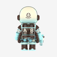 Коллекционные фигурки POPMART MEGA SPACE MOLLY 400% Mint Chocolate Anime из ПВХ, масштаб 1/12, для декора дома, в закрытых коробках-сюрпризах