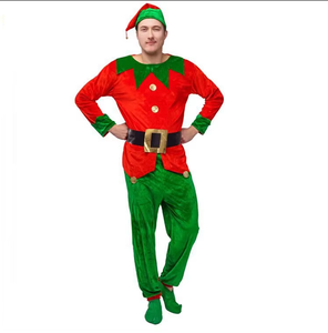 Conjunto <span class=keywords><strong>de</strong></span> Disfraces <span class=keywords><strong>de</strong></span> Duendes Navideños Luolan - Traje Unisex para Adultos con Sombrero, Cinturón y Botas para Baile <span class=keywords><strong>de</strong></span> Máscaras y Fiesta <span class=keywords><strong>de</strong></span> Año Nuevo - Product Image 6