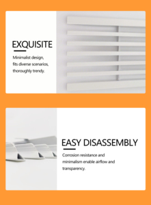 Thiết Kế Hiện Đại Hvac Tuyến Tính Nhôm Không Khí Lưới Tản Nhiệt Khuếch Tán Bền Có Thể Điều Chỉnh Trần Cài Đặt Cho Kho Phòng Khách - Product Image 5