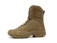 ODM OBM Custom Factory Bottes hautes en cuir suédé pour le désert Bottes tactiques légères et respirantes