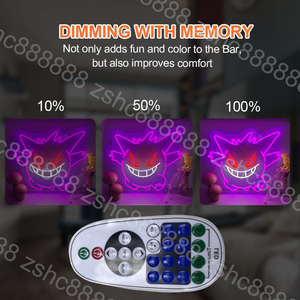 Señal de luz de neón de Anime de acrílico iluminado de nuevo diseño de moda Premium para regalo Brethaday decoración de pared del hogar - Product Image 5