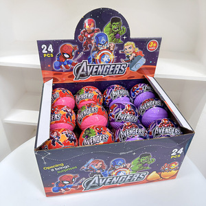 24 pièces/ensemble <span class=keywords><strong>Marvel</strong></span> Cartoon Cool Iron Bat Spider Man Capsule Toys Mystery Box Children 3D Doll Toys Keychain Surprise Blind Box - Product Image 3