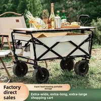 Carrito Plegable de Metal con Mesa para Venta de Salchichas Asadas en Mercados, Carro Móvil Portátil para Exteriores y Camping