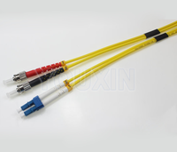 Cable de Fibra Óptica MM OM2 DX 50/125 LC ST, Conector de Fibra LC/UPC a ST/UPC OM2, Cable de Conexión de Fibra Óptica Multimodo Dúplex