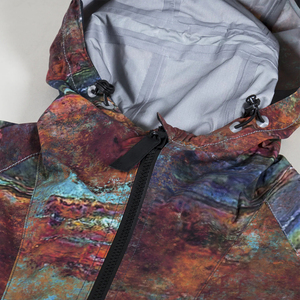 Chaqueta Cortavientos Personalizada con Diseño de Patchwork, Impermeable, Estampada, para Hombre, Chaqueta de Invierno para Lluvia - Product Image 5