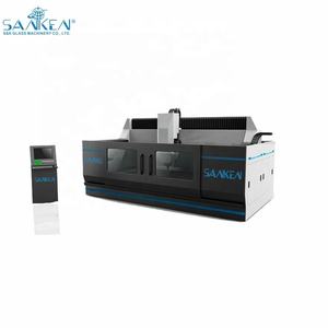 Centre de gravure automatique sur verre CNC haute précision SANKEN, composants de moteur PLC, puissance 15KW, taille maximale du verre 1500x3000mm - Product Image 3