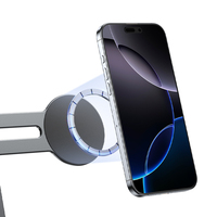 Feixiang X97 Support de bureau en alliage d'aluminium de qualité supérieure Rotation et réglage de l'angle avec support magnétique pour tablettes et téléphones