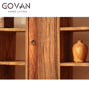 Wabi Sabi, armario lateral de madera, librería, sala de estar de madera de olmo de calidad - Product Image 3