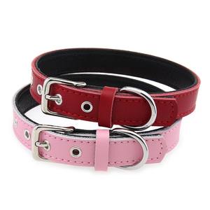 Collar para Mascotas de Doble Capa de Cuero Genuino y PU, Acolchado con Dibujos Animados, con Remaches, Suave, Duradero, Resistente al Desgaste, Antipellizcos, para Perros Pequeños/Medianos/Grandes - Product Image 2