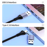 Carte de capture vidéo Veggieg USB 3.0 Type C 4K@60Hz Prise en charge de la capture de jeu en direct Mobile HD 4K Carte de capture vidéo Type C