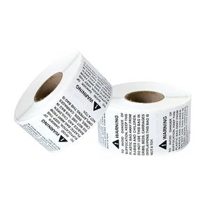 Autocollants d'avertissement pour bougies en papier imperméables et durables de forme personnalisée pour pots et contenants de bougies en cire de soja - Product Image 2