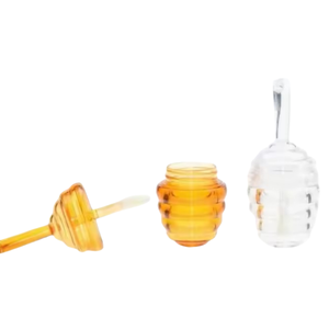Tube de brillant à lèvres vide 2024 Mini Nid d'abeille Blanc Mignon avec logo personnalisé – Contenant cosmétique pour brillant à lèvres - Product Image 4