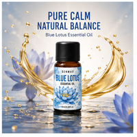 Huile essentielle de lotus bleu pure et naturelle ; nourrit la peau et détend le corps et l'esprit, convient aux soins de la peau et à l'aromathérapie.