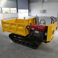 Charge de 2 tonnes Transmission hydraulique compétitive et basculement Mini Dumper Dump Truck Crawler Mini Crawler Transport Truck