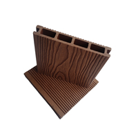 Hisoa WPC-Aislamiento térmico para exteriores, tablero de cubierta Exterior de WPC en relieve 3D, compuesto de madera y plástico, para suelo, valla, listón