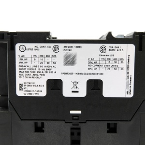 Contactor SIRIUS 3RT 3RT2037-1KB40 para Aplicaciones de Control de Motores con Tres Polos Principales y Categoría de Utilización AC-3 - Product Image 3