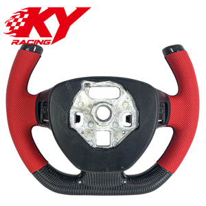 Volante deportivo personalizado de fibra de carbono y cuero estilo F1 para Chevrolet Corvette C7 Stingray Z06 ZR1 Camaro SS ZL1 - Product Image 3