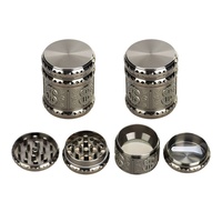 Broyeur manuel à quatre couches de fumée de 44mm Produit chaud Broyeur de cigarettes Accessoires pour fumeurs