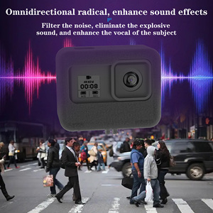 Cubierta de Espuma para Reducción de Ruido del Viento para Cámara GoPro Hero 8, Micrófono a Prueba de Viento, Esponja Protectora para Grabación en Exteriores - Product Image 4