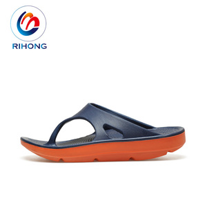 New Arrival Eva Rubber Thick Sole Custom <strong>Orange</strong> Color logo Unisex Casual Arch Support <strong>Flip</strong> <strong>Flops</strong> - Product Image 3