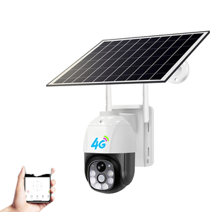 กล้องวงจรปิด V380 Pro Wifi Solar PTZ Dome แบบสองเลนส์  WiFi IP66 กันน้ำ สำหรับภายนอกอาคาร - Product Image 1