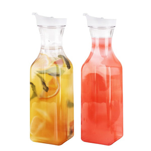 Tùy Chỉnh <span class=keywords><strong>1500Ml</strong></span> Nhựa Pet Chai Nước Trái Cây Với Flip Top Nắp Cho Trà Lạnh Nước Sữa Nước Giải Khát Chanh Nước Nhà Bếp Thanh Đảng Chai - Product Image 6