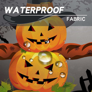 Halloween impermeabile zucca stampa semplice <span class=keywords><strong>bagno</strong></span> <span class=keywords><strong>bagno</strong></span> 4 pezzi tenda doccia con <span class=keywords><strong>tappeti</strong></span> - Product Image 3