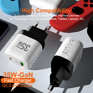 <span class=keywords><strong>Cargador</strong></span> GaN35W OEM USB <span class=keywords><strong>C</strong></span> PD <span class=keywords><strong>Tipo</strong></span> <span class=keywords><strong>C</strong></span> con Luces LED de Alta Velocidad, Carga Rápida para Teléfono Móvil, Adaptador de Pared para iPhone 15 <span class=keywords><strong>Xiaomi</strong></span> - Product Image 3