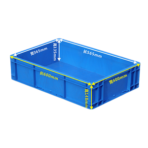 Chất lượng tốt nhất container nhựa có thể gập lại lưu trữ hộp nhựa Giao thông vận tải hậu cần hộp có nắp đậy - Product Image 4