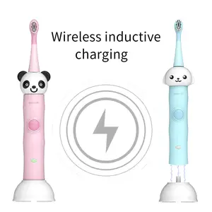 Горячая Распродажа, электрическая зубная щетка для детей, автоматическая мощная перезаряжаемая USB зубная щетка, Детская электрическая зубная щетка