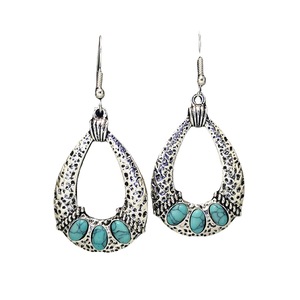 Grandi Orecchini a Goccia con Accenti Colorati, Design in Stile Etnico Vintage, Accessori di Moda per Donne - Product Image 5