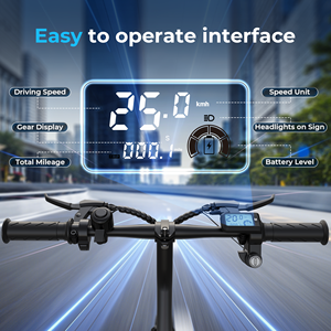 Xe đạp điện gấp VAVRUN 14 inch, động cơ 250W, khung thép carbon, giảm xóc sau, phạm vi hoạt động 45km, thích hợp cho đi trong phố và công viên - Product Image 6