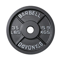 Offre Spéciale : Équipement de Musculation – Disques de Haltères en Fonte de 2,5 lb à 45 lb (2,5 kg à 25 kg) – Ensemble de Plaques de Poids