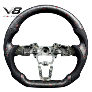 Volante de Fibra de Carbono Real V8carbon para <span class=keywords><strong>Abarth</strong></span> <span class=keywords><strong>124</strong></span> <span class=keywords><strong>Spider</strong></span> 348, Accesorios para Automóviles, Modificación de Piezas de Auto, Estilo Deportivo de Carreras, Personalizado - Product Image 3