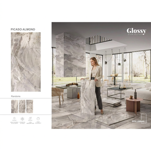Moderno Blanco Mármol Pulido Porcelana Carreaux Sol 60x120 Mármol Cerámica Piso Azulejos Esmaltados Pisos Porcelanato Azulejos Vitrificados - Product Image 3