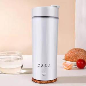 Tasse thermos sous vide de bouilloire électrique portable en acier inoxydable 304 avec <span class=keywords><strong>4</strong></span> températures préréglées Arrêt automatique et protection contre l'ébullition à sec - Product Image 4