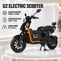 Vente en gros de trottinettes électriques WENBOX U2 Pro Max 60v 40ah 1500W avec pneus tubeless de 16 pouces et freins à disque hydrauliques