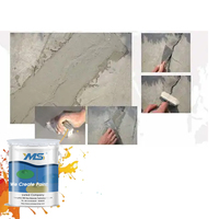 Revêtement liquide époxy pour le bâtiment émulsion de mastic élastique mur extérieur intérieur plafond résistant aux fissures pour revêtement plastique béton