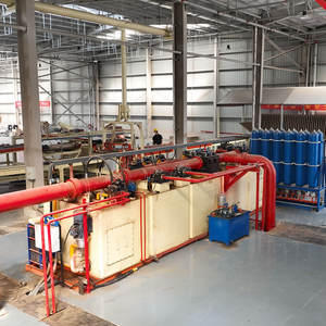 Línea de laminación de <span class=keywords><strong>melamina</strong></span> y de ciclo corto Línea de producción OSB 8mm 9mm 12mm Fabricante de maquinaria OSB de Bambú - Product Image 1